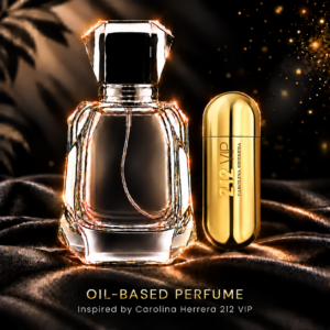 212 VIP inspired oil based perfume for ladies in Chella’s bottle