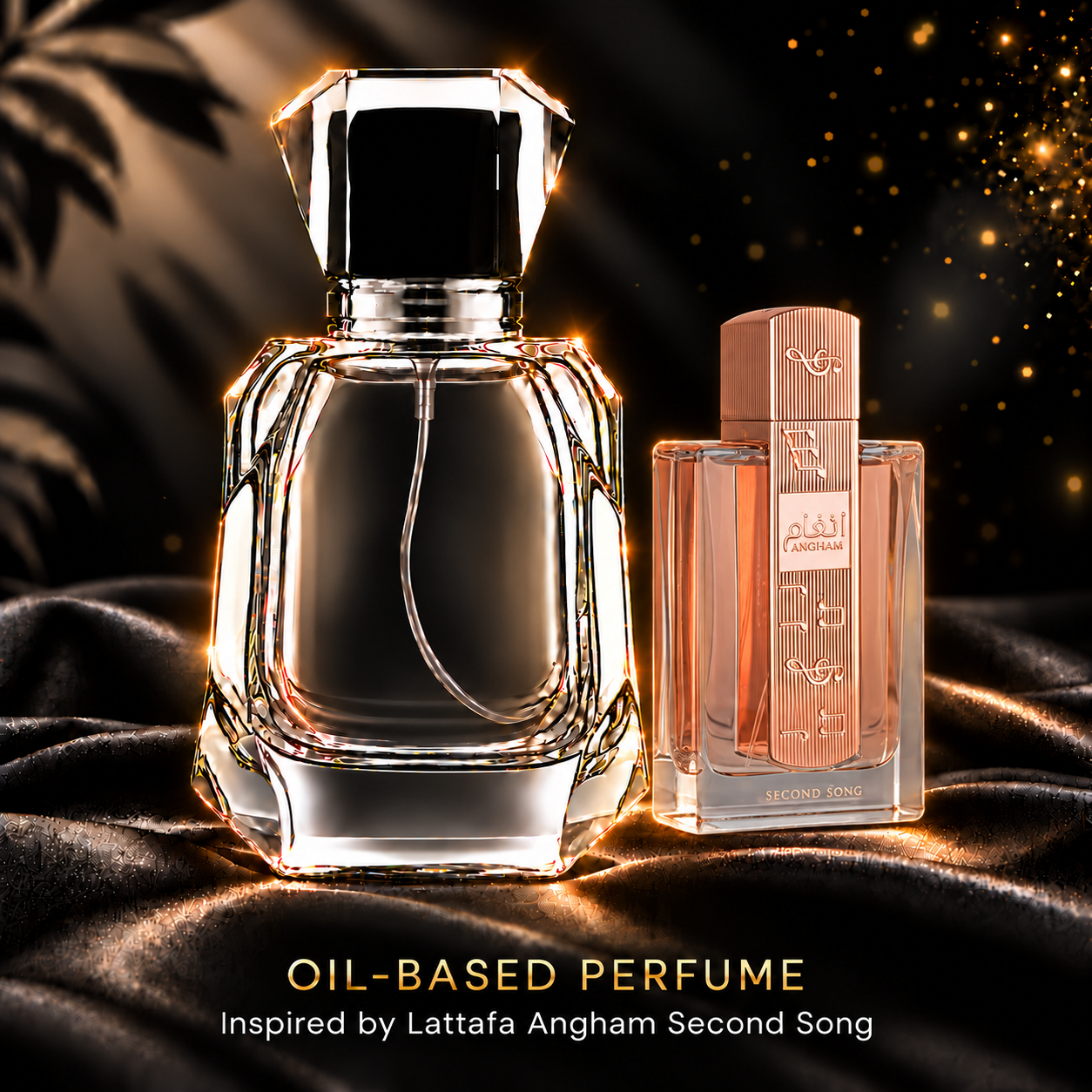 Lattafa Angham Second Song inspired oil based perfume in Chella’s bottle